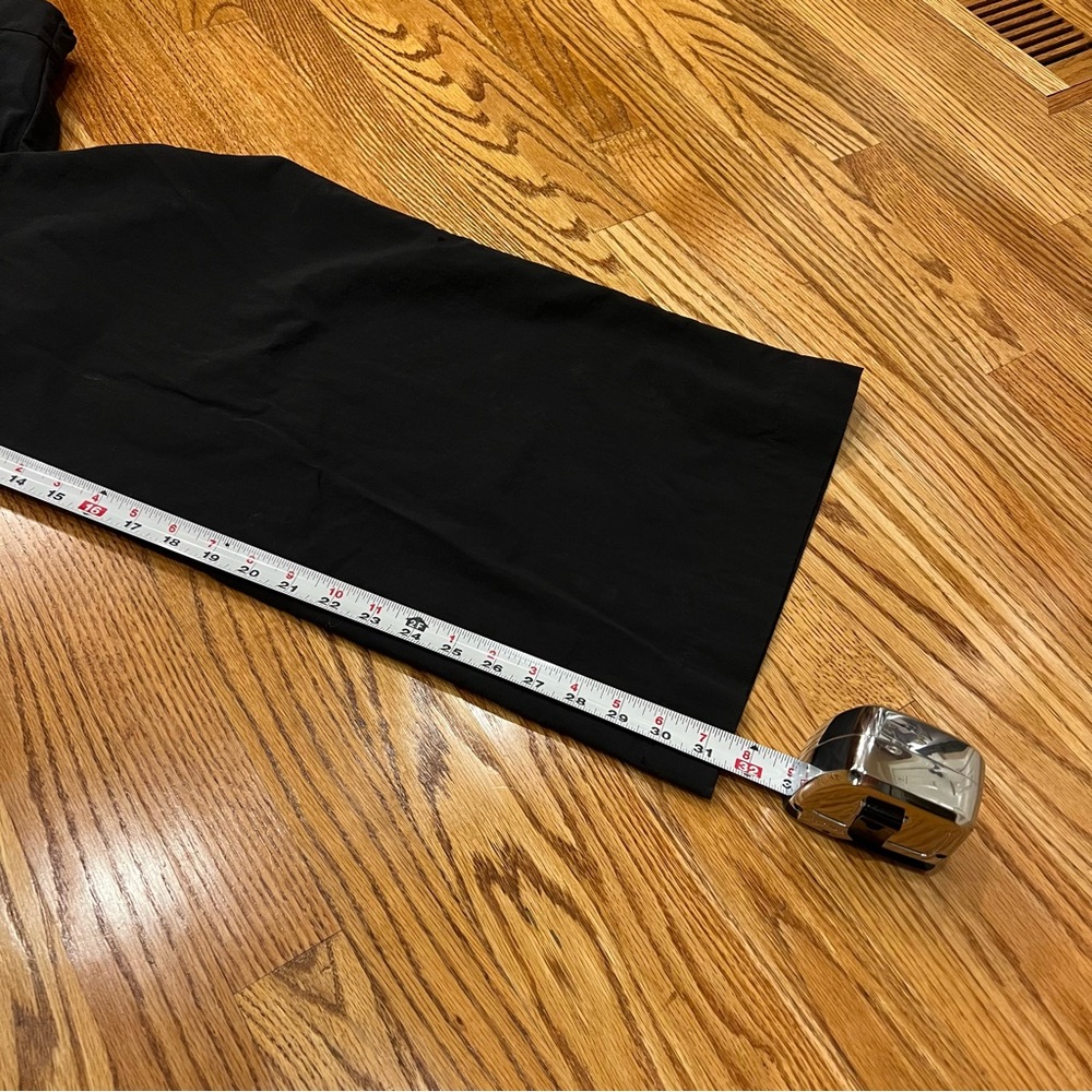 Alo Yoga High Waist Street Smart Trouser Pants Womens Medium Wide Leg Black - Picture 11 of 11